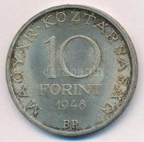 1948. 10Ft Ag "Széchenyi" T:AU patina Adamo EM2