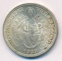 1939. 2P Ag "Madonna" T:AU kis patina