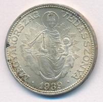 1939. 2P Ag "Madonna" T:AU kis patina