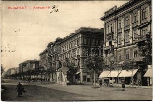 1912 Budapest VI. Andrássy út (ragasztónyom / glue marks)