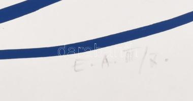 Gubis Mihály (1948-2006): Sex art, 1992. Szitanyomat, papír, jelzett, művészpéldány E.A. III./X. szá...