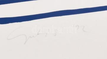 Gubis Mihály (1948-2006): Sex art, 1992. Szitanyomat, papír, jelzett, művészpéldány E.A. III./X. szá...