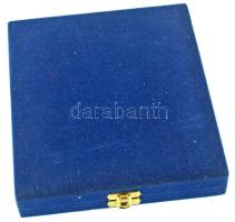 DN "A vasút szolgálatáért" zománcozott fém plakett (104x90mm) T:UNC,AU