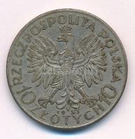 Lengyelország 1933. 10Zl Ag Varsó T:VF Poland 1933. 10 Zlotych Ag Warsawa C:VF Krause Y#22