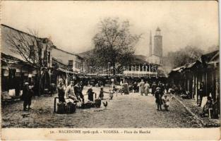 Edessa, Vodena (until 1923); Macédoine 1916-1918, Place du Marché / market (fa)