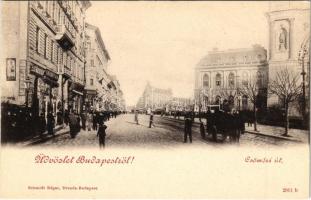 Budapest VII. Csömöri út, Keleti pályaudvar, vasútállomás, Grünhut Mór üzlete