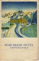 Grindelwald, Bear Grand Hotel. Kunstanstalt Brügger (EK)