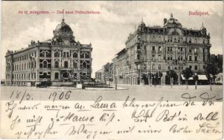 1906 Budapest XI. Az új Műegyetem, Wellisch Sándor és Gyula bérháza (EK)