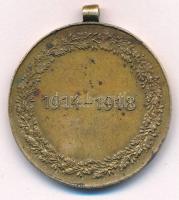 Ausztria 1932. "Osztrák Háborús Emlékérem" bronz emlékérem mellszalag nélkül T:XF
Austria...