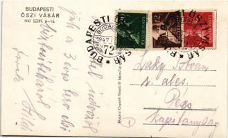 1947 Budapest XIV. Őszi Vásár, Magyarországi Szovjet Vállalatok + So. Stpl