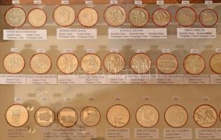 1948-2005. "A Forint pénzrendszer emlék ezüstpénzei" 129db Ag emlékérméből (+3db forgalmi ...