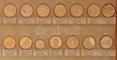 1948-2005. "A Forint pénzrendszer emlék ezüstpénzei" 129db Ag emlékérméből (+3db forgalmi ...