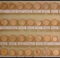 1948-2005. "A Forint pénzrendszer emlék ezüstpénzei" 129db Ag emlékérméből (+3db forgalmi ...