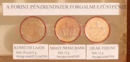 1948-2005. "A Forint pénzrendszer emlék ezüstpénzei" 129db Ag emlékérméből (+3db forgalmi ...