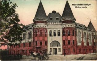 1914 Máramarossziget, Sighetu Marmatiei; Kultúrpalota. Berger Miksa utóda kiadása / Palatul Cultural / Palace of Culture (EB)