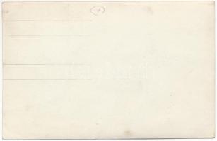 Ismeretlen település, aratás, cséplés / harvest, threshing with steam machine. photo (vágott / cut)