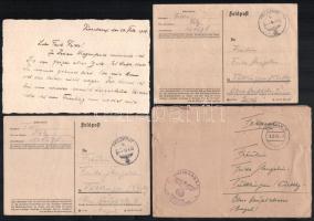 ca 1942 Német tábori posta lapok Feldpost 10 db