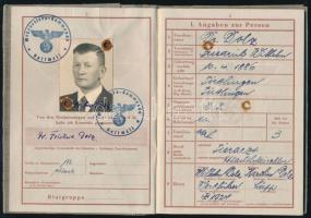 1944 Német katonakönyv / Wehrpaß - German mililtary id