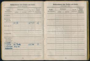 1944 Német zsoldkönyv gránátos részére / Soldbuch - German mililtary payment booklet