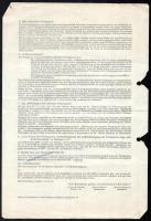 cca 1948 Szabadkőműves papírok, körlevelek