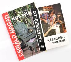 Stevie Handerson: Kerti bútorok. Bp., 2000. Cser Kiadó. Kiadói papírkötés. + Ház körüli munkák. Bp., 1977. Műszaki Könyvkiadó. Kiadói kartonált papírkötés.