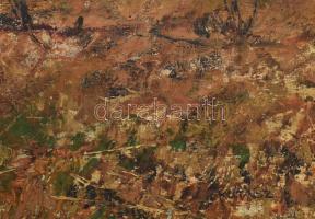 Kotász Károly (1872-1941): Táj hölggyel. Olaj, karton, jelezve jobbra lent. Dekoratív, kissé sérült ...