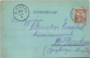 1901 Abrudbánya, Abrud; este. Gálfi György fényképész kiadása / night (EK)