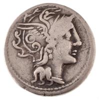 Római Köztársaság Kr.e. 110-109. Denarius Ag (3,84g) T:XF,VF Republic of Rome 110-109 BC Denarius Ag C PVLCHER (3,84g) C:XF,VF