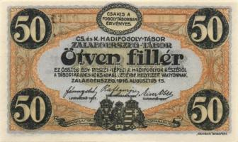 Zalaegerszeg/hadifogolytábor 1916. 10f, 20f, 50f, 1K, 2K, 5K, 10K, 20K T:I