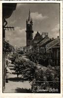 1940 Beszterce, Bistritz, Bistrita; utca, Czitron üzlete / street, shops. photo