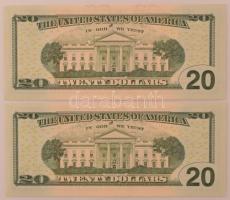 Amerikai Egyesült Államok 2017-2020. (2017A) 20$ "Jovita Carranza - Steven Mnuchin" (2x) s...