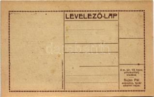 1918 Pozsony, Pressburg, Bratislava; Honvédnap a pozsonyi Duna parton a M. kir. 13. honvéd pótzászló...