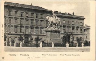 Pozsony, Pressburg, Bratislava; Mária Terézia szobor / monument