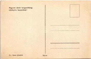 Negyven darab hangya-bélyeg töltőtollra becseréllek! Iskolai takarékbélyeg propaganda lap / Hungaria...