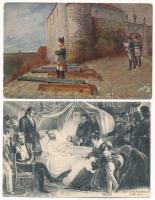 NAPOLEON - 12 db régi képeslap / 12 pre-1945 postcards