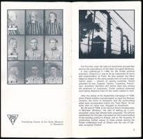 1993 Auschwitz Birkenau ismertető prospektus, sok képpel, 23p