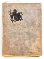 Nógrádi Gyula: A Kormányzó és a nagybányai Horthy-nemzetség. Bp., 1926., Földváry Testvérek,(Hornyánszky Viktor-ny.), 75+(3)p. Lapszámozáson belül 11 hártyapapírral védett, egészoldalas táblával, közte 1 színes táblával. Kiadói aranyozott selyem-kötés, az elülső táblával a Horthy-család címerét ábrázoló fém verettel, kopott, sérült borítóval.