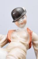 Herendi porcelán Ludas Matyi, kézzel festett, jelzett, minimális kopásokkal, m: 21 cm