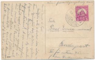 1928 Harkányfürdő, vendéglő kertje (EK)