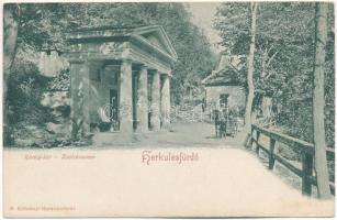 Herkulesfürdő, Baile Hercaulane; Károly kút. R. Krizsány kiadása / Karlsbrunnen