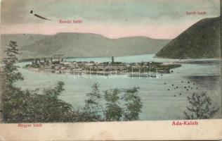 Ada Kaleh border between Serbia, Transylvania and Hungary (fa)