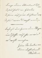 cca 1910 Német nyelvű emlékkönyv bőrkötésben