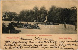 1899 (Vorläufer) Győr, Kisfaludy szobra (EK)