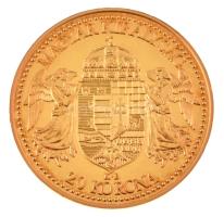 DN "Magyar aranypénzek utánveretben - Ferenc József 20 korona 1893" aranyozott Ag emlékére...