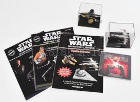 3 darab Star Wars kultikus hajók szám + 2 darab makett: X-wing fighter, Anakin's startfighter + CD