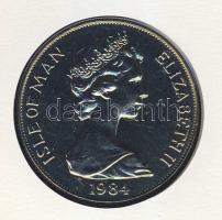 Man-sziget 1984. 1C "Los Angeles-i Olimpia" érmés, bélyeges borítékon, amerikai bélyegekke...