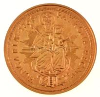 DN "Magyar aranypénzek utánveretben - Mária Terézia 2 dukát" aranyozott Ag emlékérem kapsz...