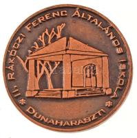 DN "II. Rákóczi Ferenc Általános Iskola Dunaharaszti / II. Rákóczi Ferenc 1676-1735" bronz...