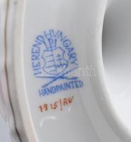 Herendi Apponyi mintás kétágú gyertyatartó. Kétrészes. Jelzett, hibátlan, m: 21,5 cm