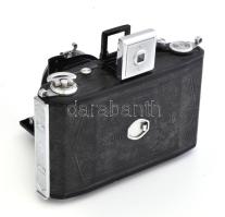 Zeiss Ikon Nettar Prontor-S Nova - Anastigmat, 1:4,5, f=7,5 cm. fényképezőgép sérült bőr tokban